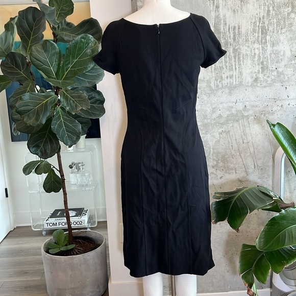 Armani Collezioni Knit Midi Dress Black - Picture 5 of 9